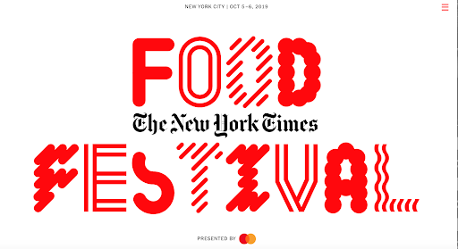 font-focused website design