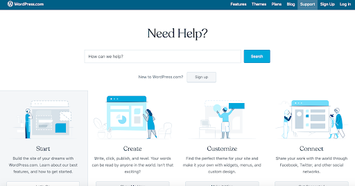 why wordpress support