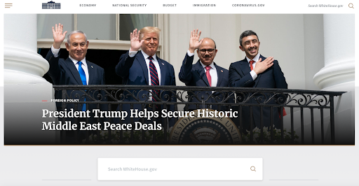 why wordpress white house