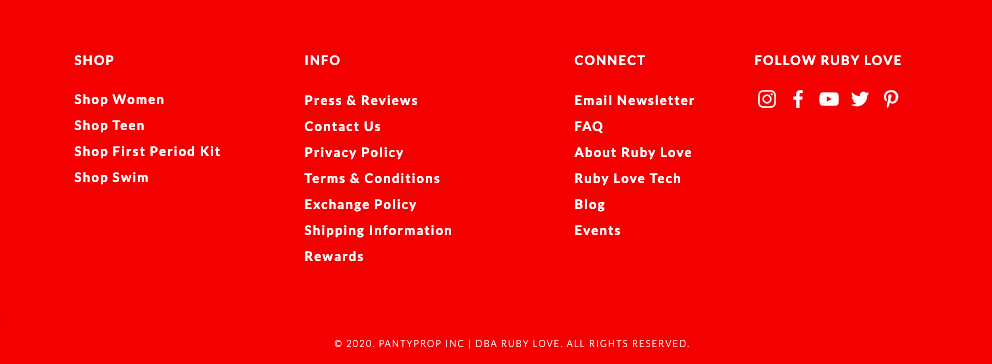 Website Footer Design